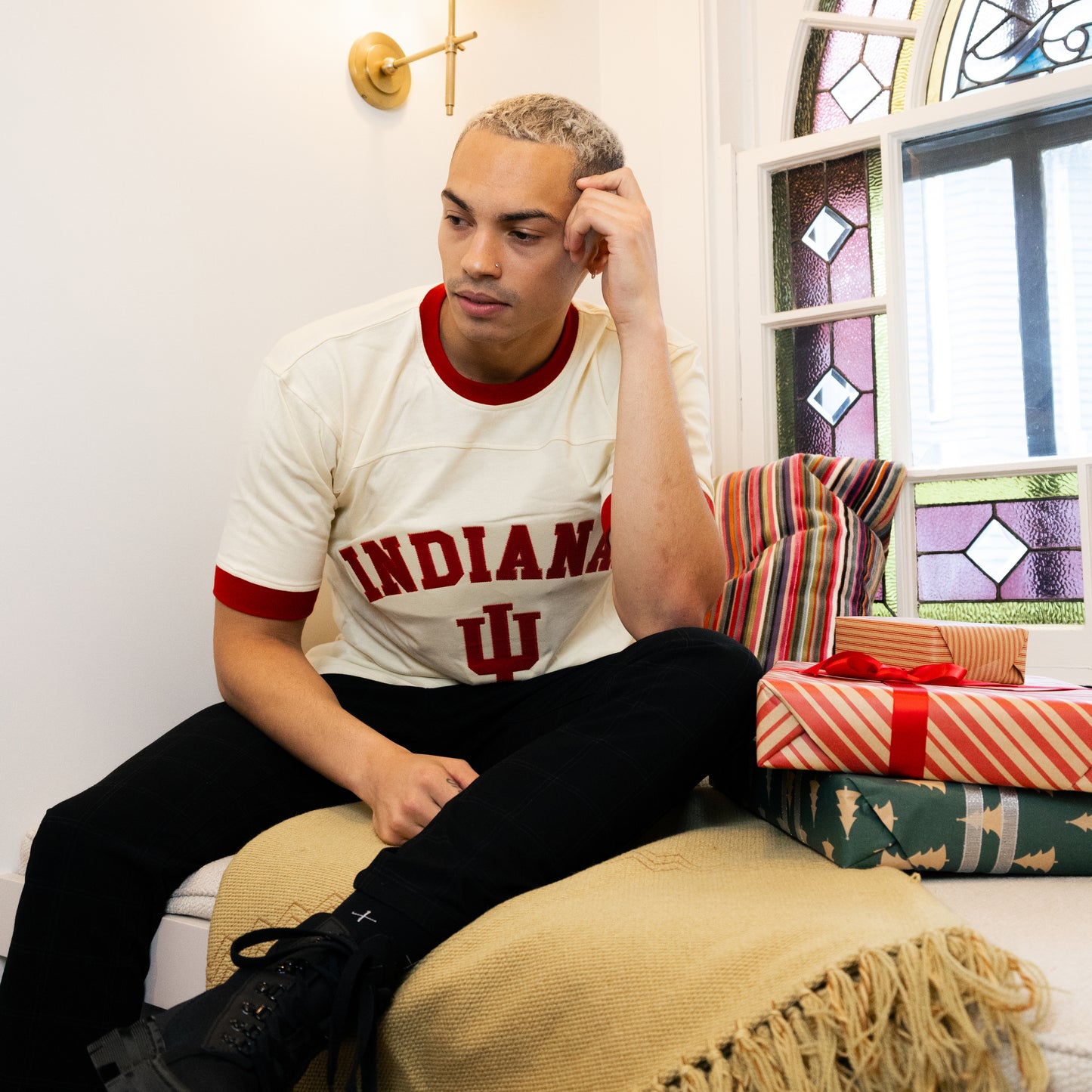 Indiana Retro Ringer Tee