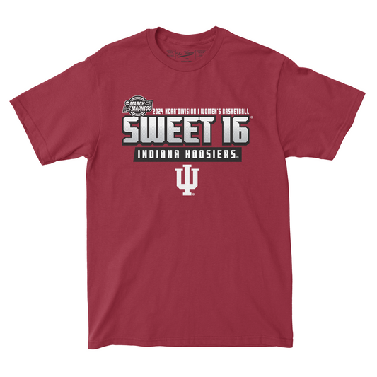 Indiana WBB 2024 Sweet Sixteen T-shirt by Retro Brand