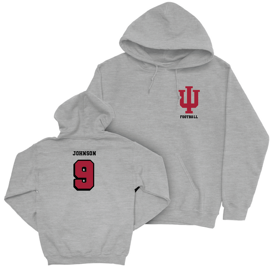 Football Sport Grey Vintage Hoodie    - Jamier Johnson