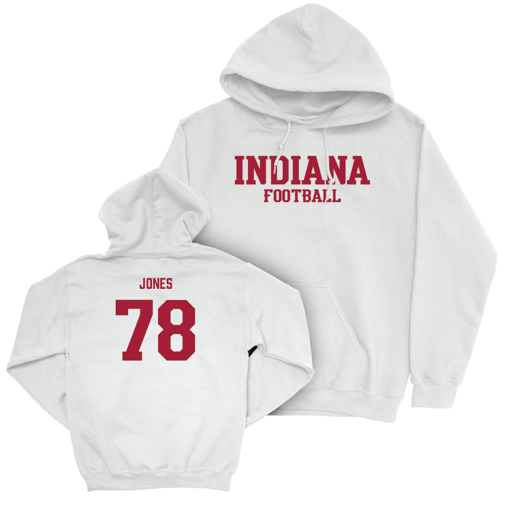 Football White Staple Hoodie    - Cooper Jones