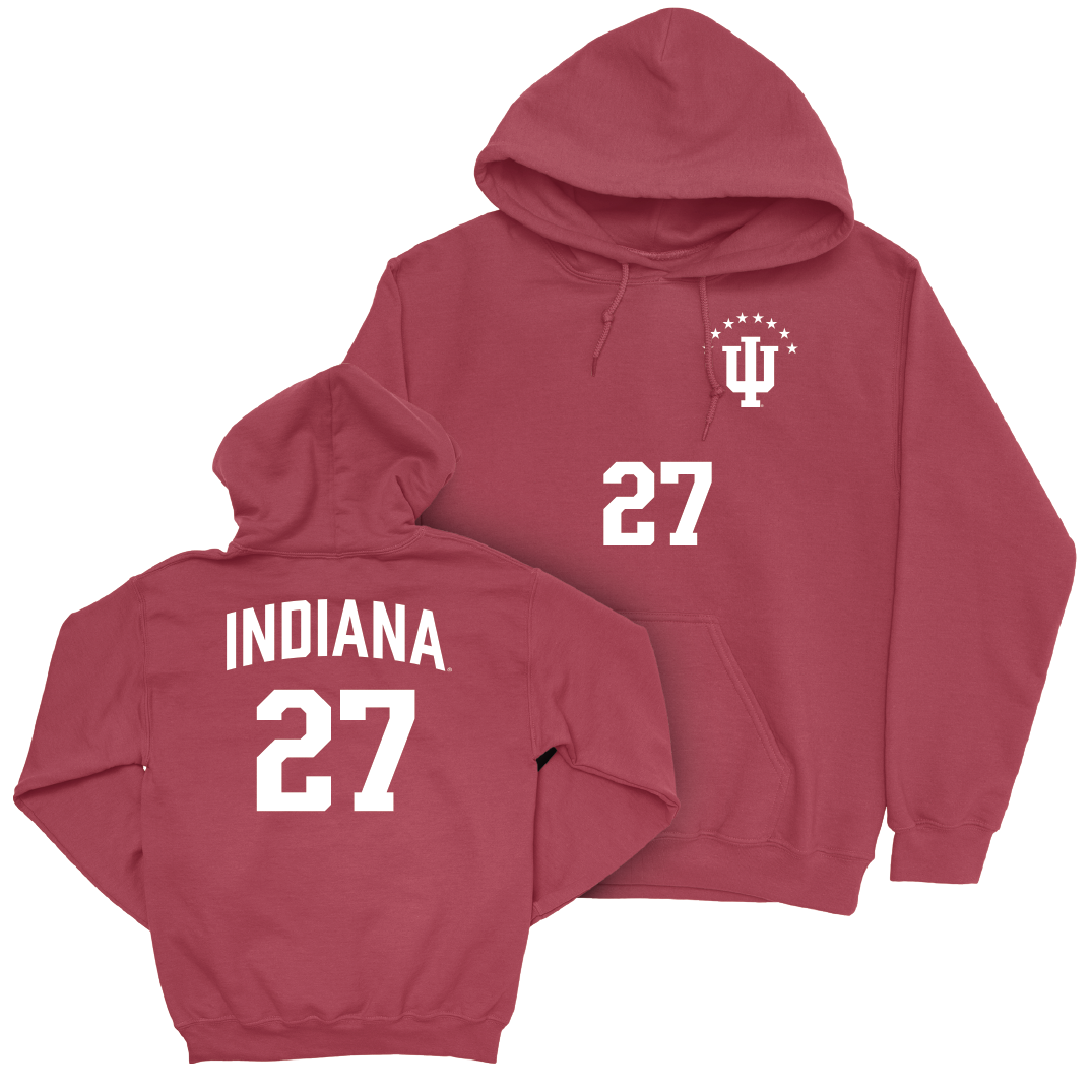 Men's Soccer Crimson Shirsey Hoodie   - Nolan Kinsella