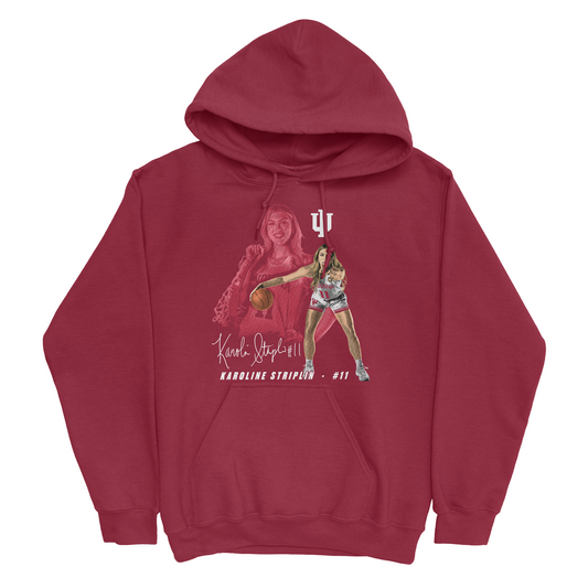 EXCLUSIVE RELEASE: Karoline Striplin Profile Crimson Hoodie