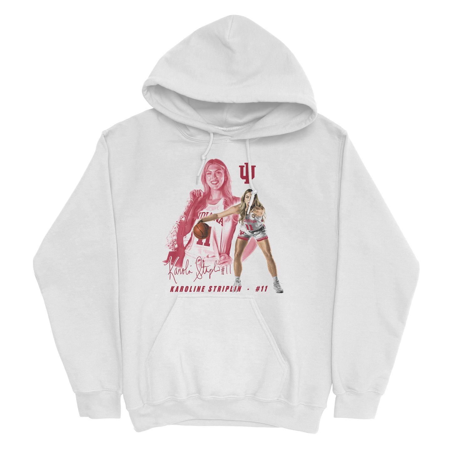 EXCLUSIVE RELEASE: Karoline Striplin Profile White Hoodie