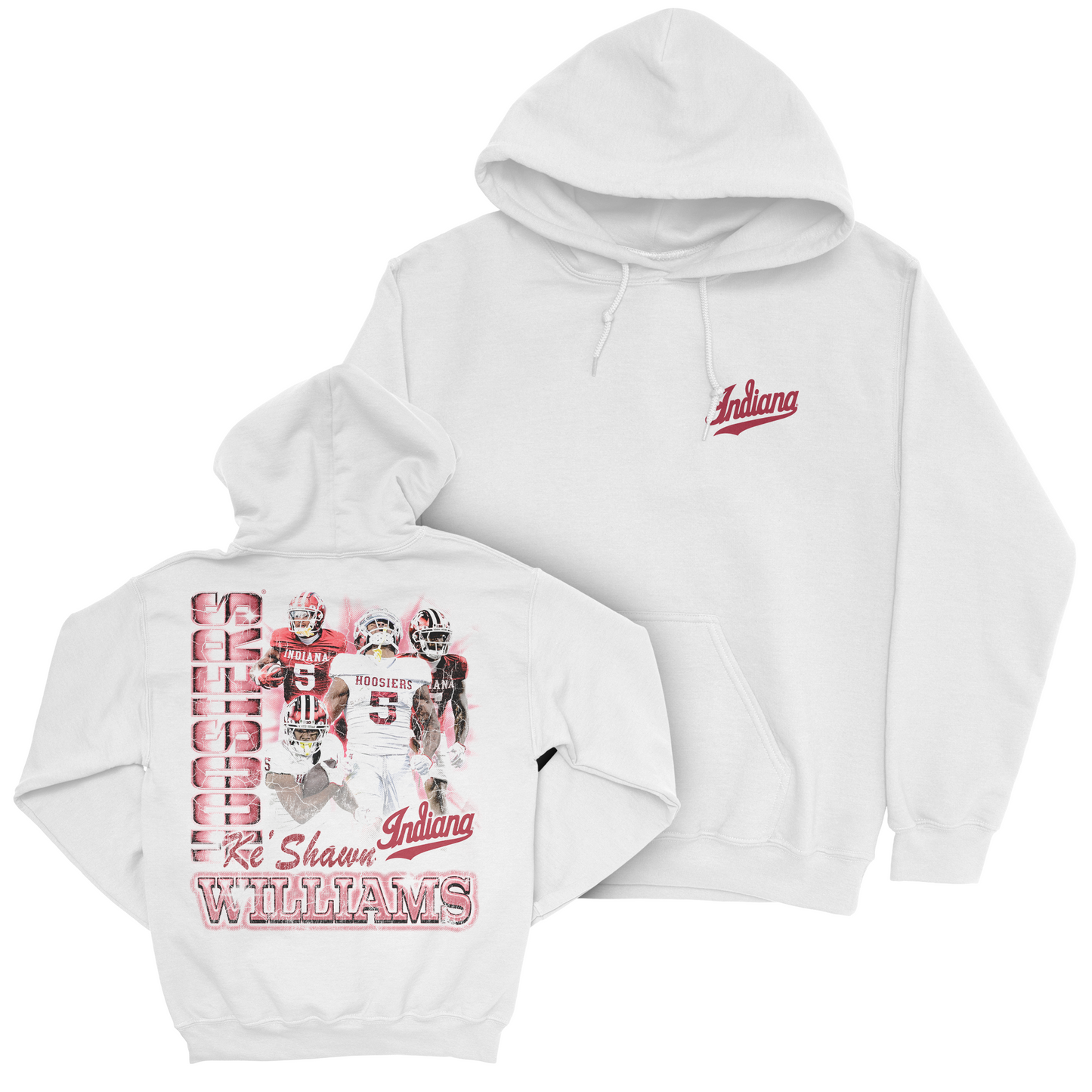 EXCLUSIVE RELEASE: Ke'Shawn Williams Throwback White Hoodie