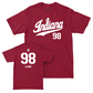 Football Crimson Script Tee    - Trey Laing