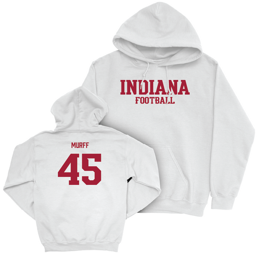 Football White Staple Hoodie   - Lincoln Murff