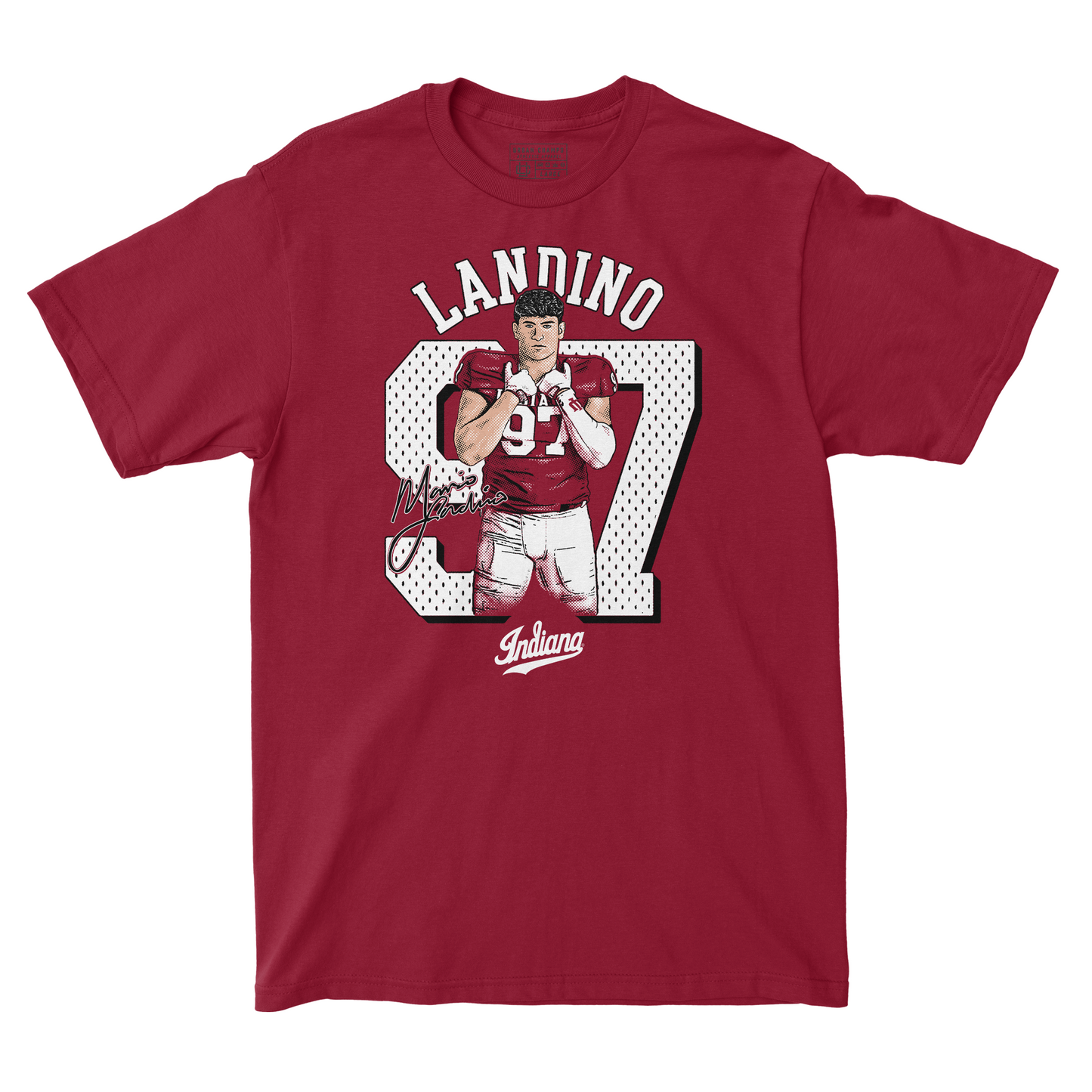 EXCLUSIVE RELEASE: Mario Landino Number Crimson Tee