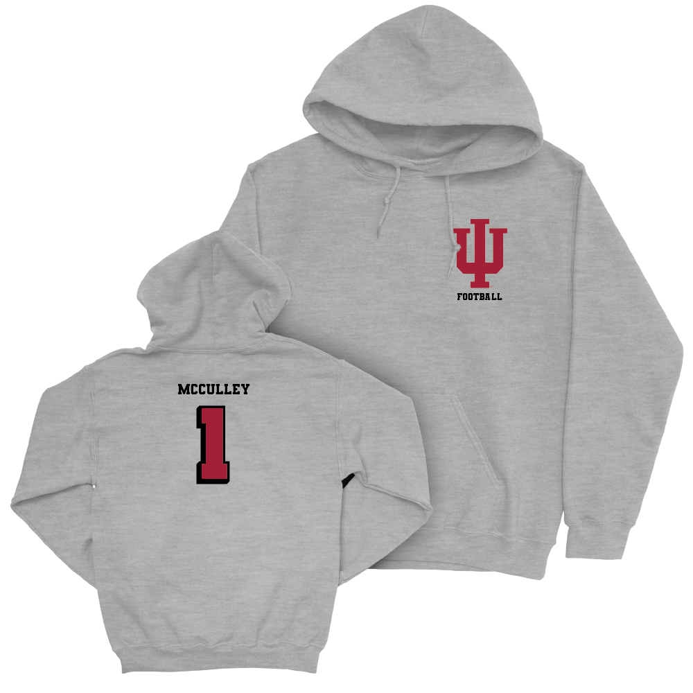 Football Sport Grey Vintage Hoodie    - Donaven McCulley