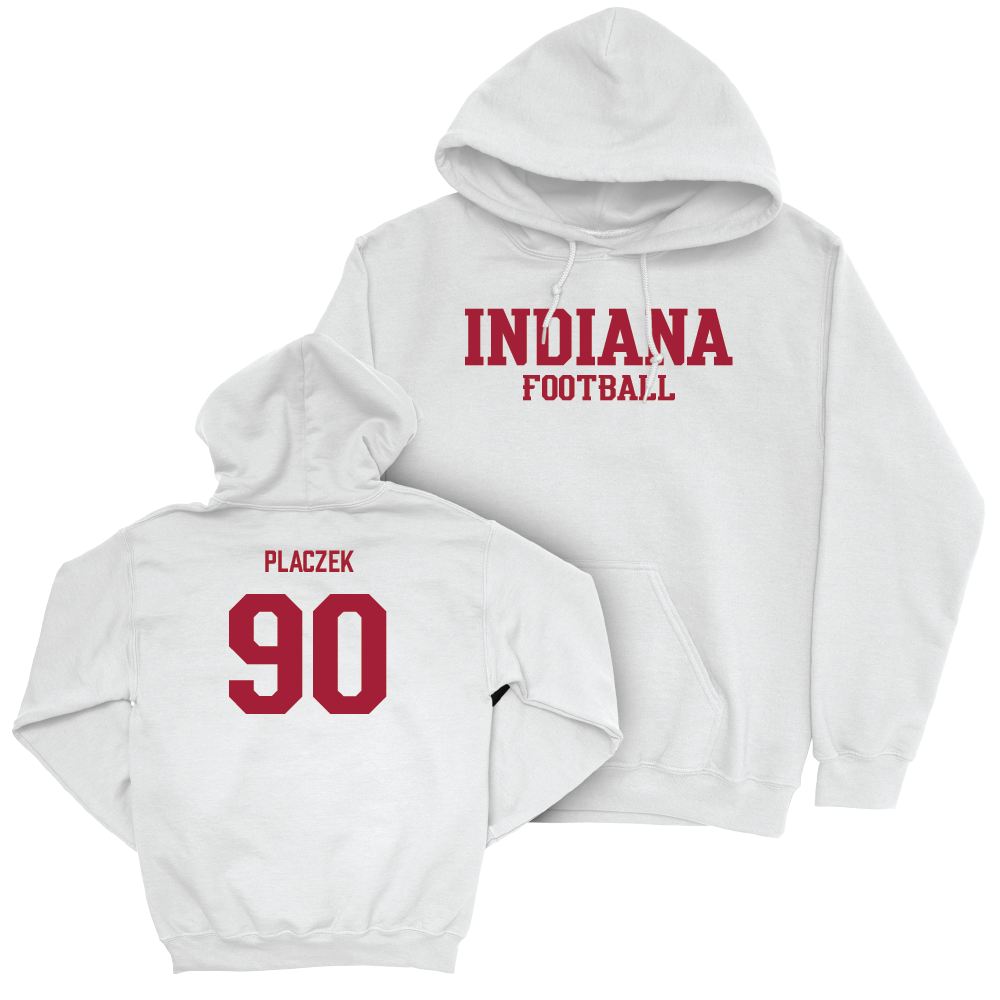 Football White Staple Hoodie    - Joshua Placzek