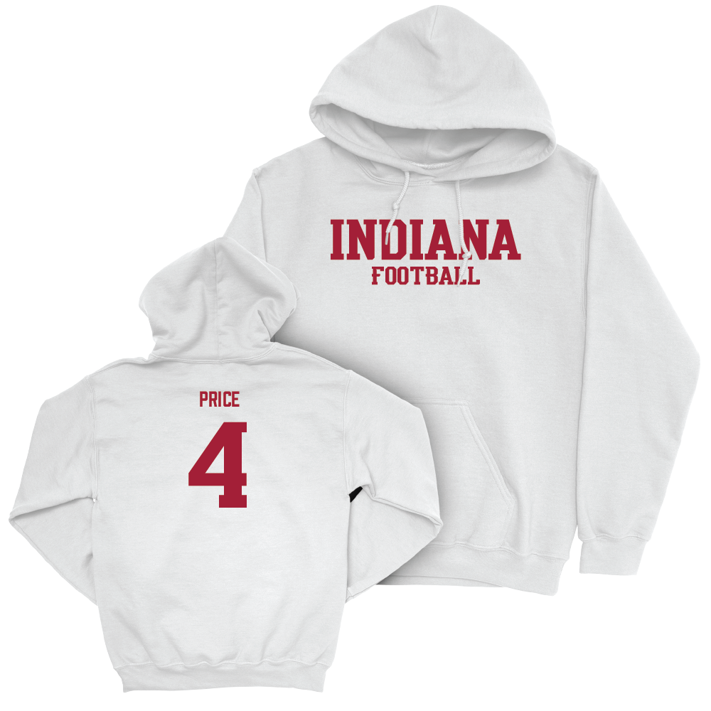 Football White Staple Hoodie    - Myles Price