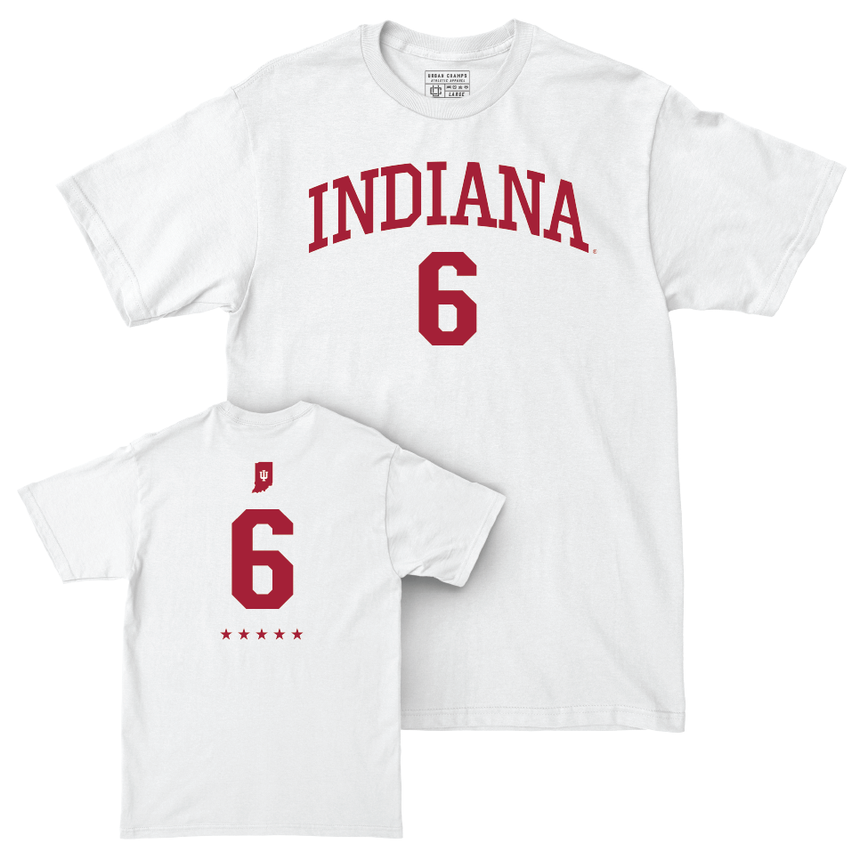 Women's Basketball White Shirsey Comfort Colors Tee  - Zania Socka