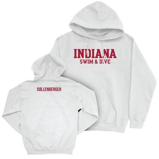 Swim & Dive White Staple Hoodie  - Joshua Sollenberger