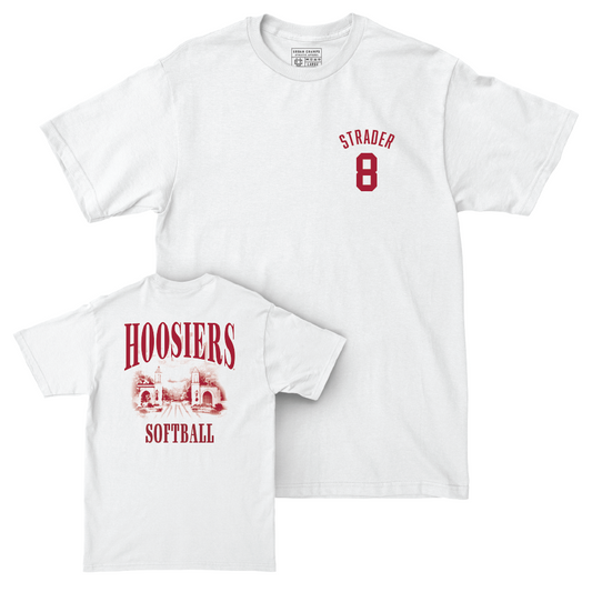 Softball White Gates Comfort Colors Tee    - Madalyn Strader