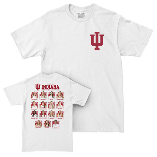 EXCLUSIVE RELEASE: Indiana Women's Basketball Floating Heads White Tee