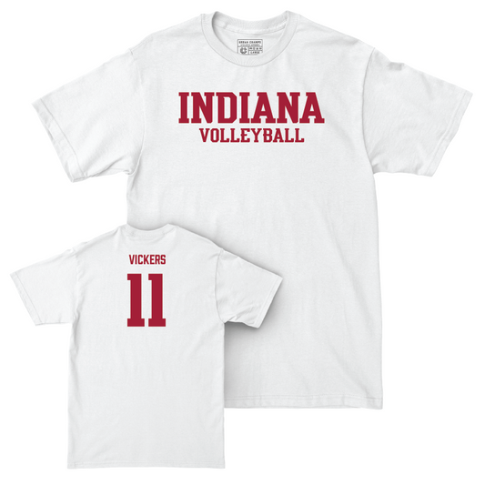 Volleyball White Staple Comfort Colors Tee  - Ava Vickers