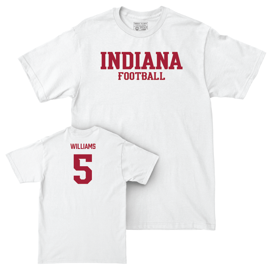 Football White Staple Comfort Colors Tee  - Ke'Shawn Williams