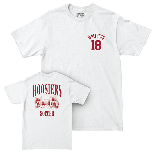 Men's Soccer White Gates Comfort Colors Tee   - Lucas Wolthers