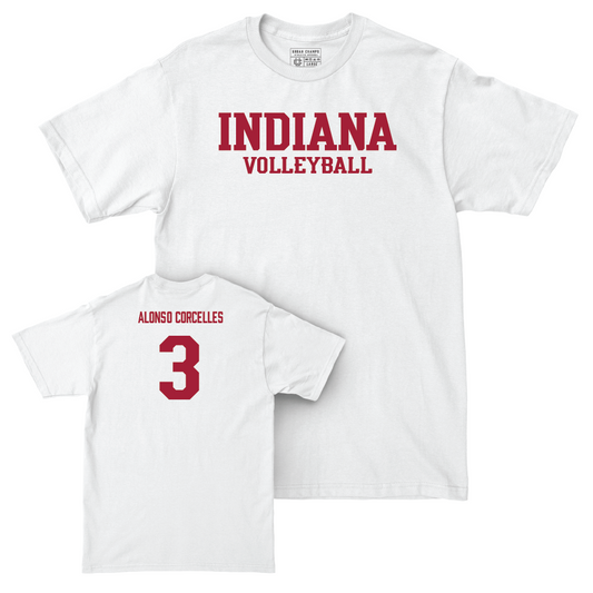 Volleyball White Staple Comfort Colors Tee   - Candela Alonso Corcelles