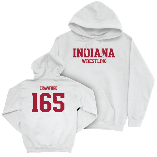 Wrestling White Staple Hoodie   - Christopher Crawford