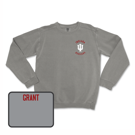 Grey Comfort Colors Indiana Track & Field Trident Crew